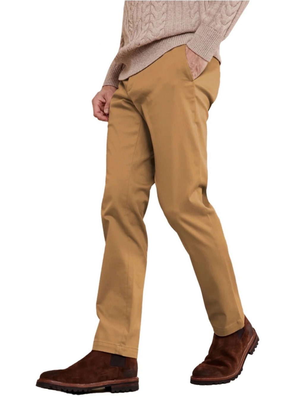 Banana Republic Men's Tan Chinos – Slim Straight